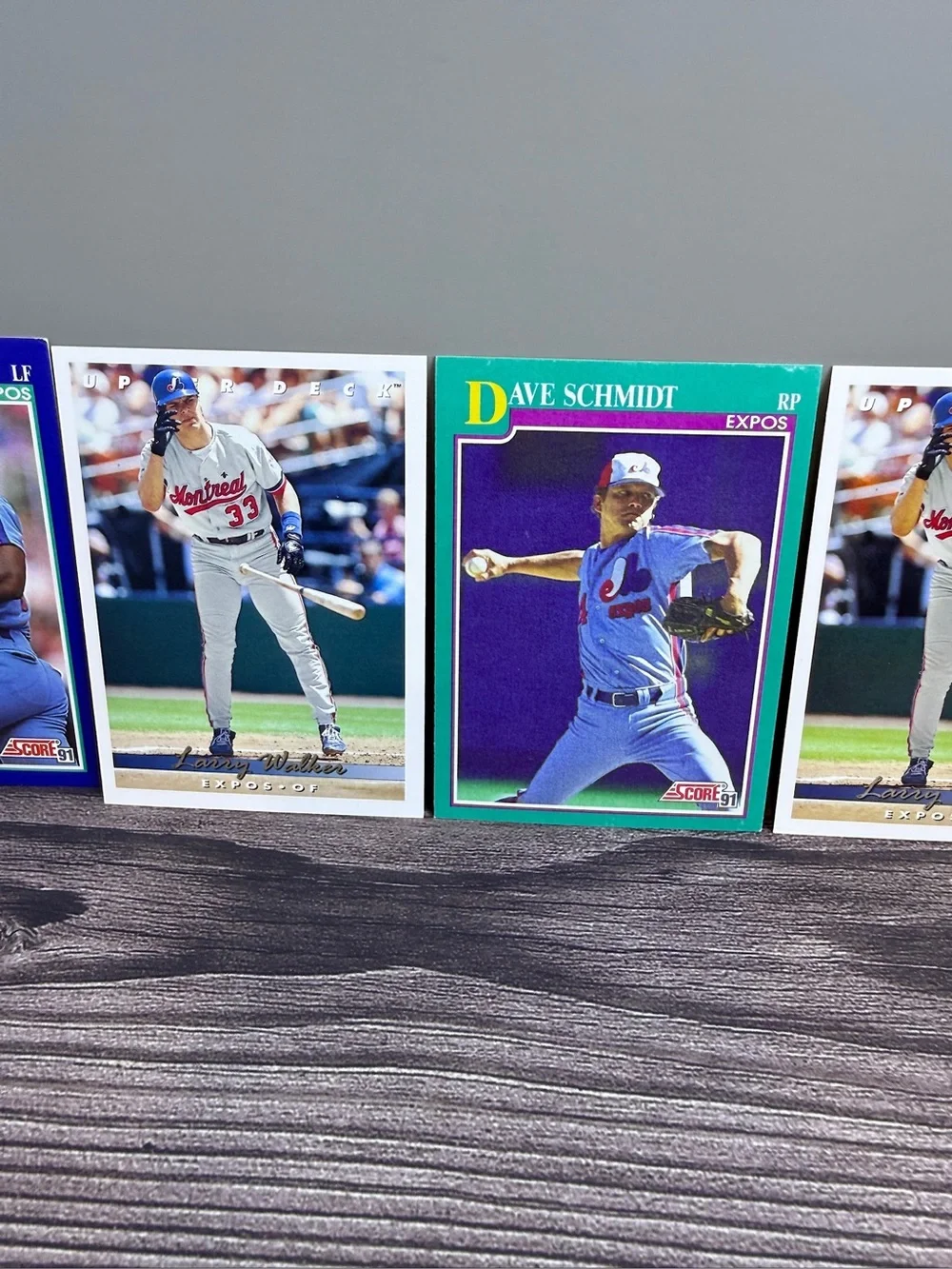 Montreal Expos Baseball Card Lot of 6 Tim Raines Larry Walker UD